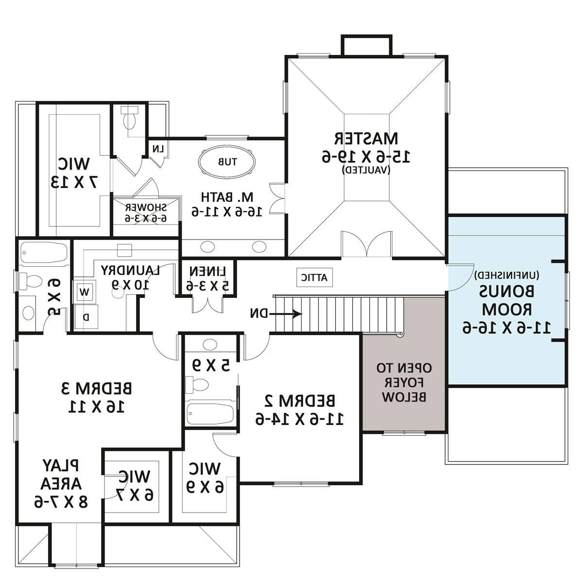 2nd Floor image of Linnwood House Plan