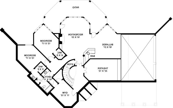 Basement image of Salem House Plan