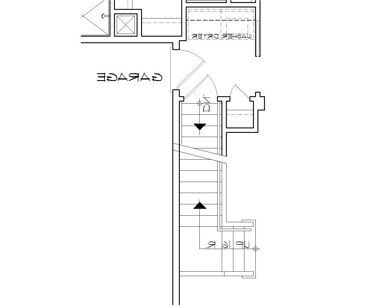 Basement Stair Location image of Griswold House Plan
