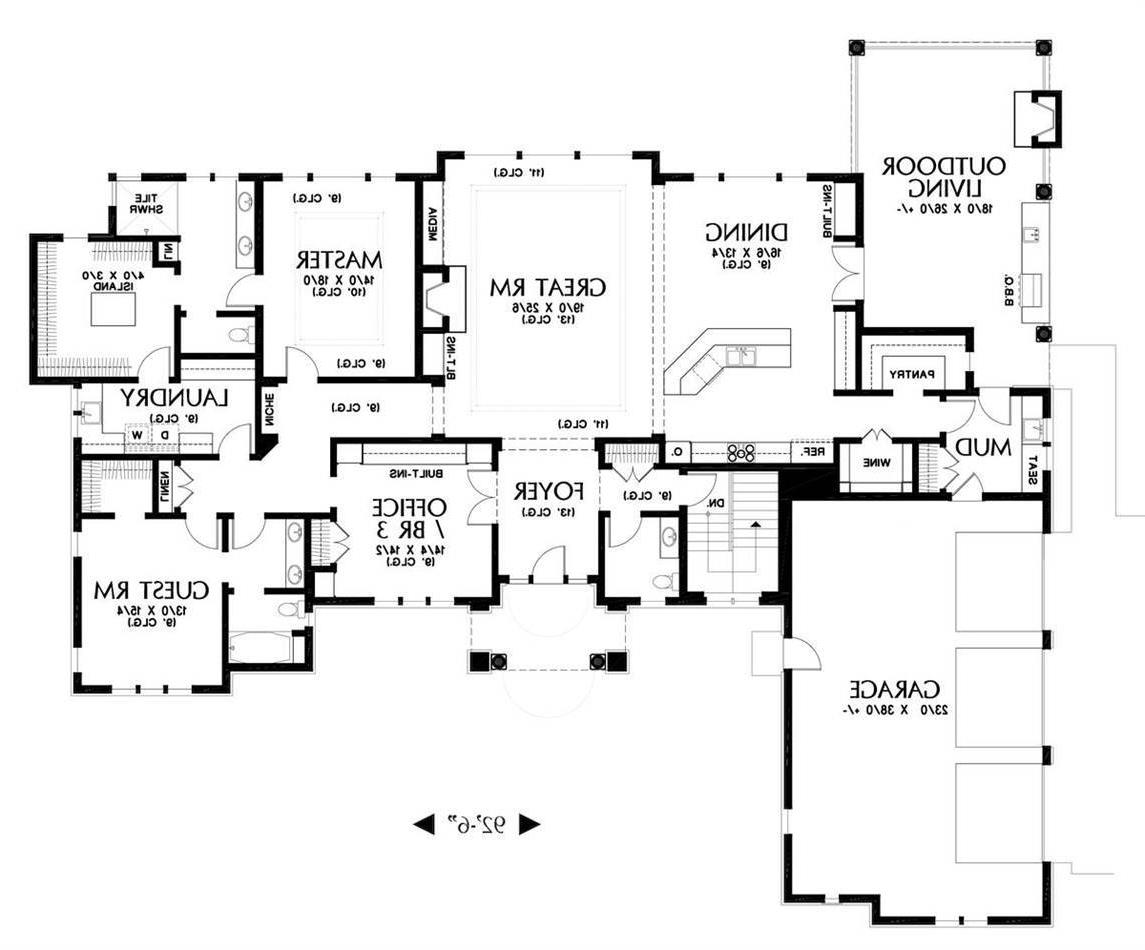 Main Floor Plan image of Hassell House Plan