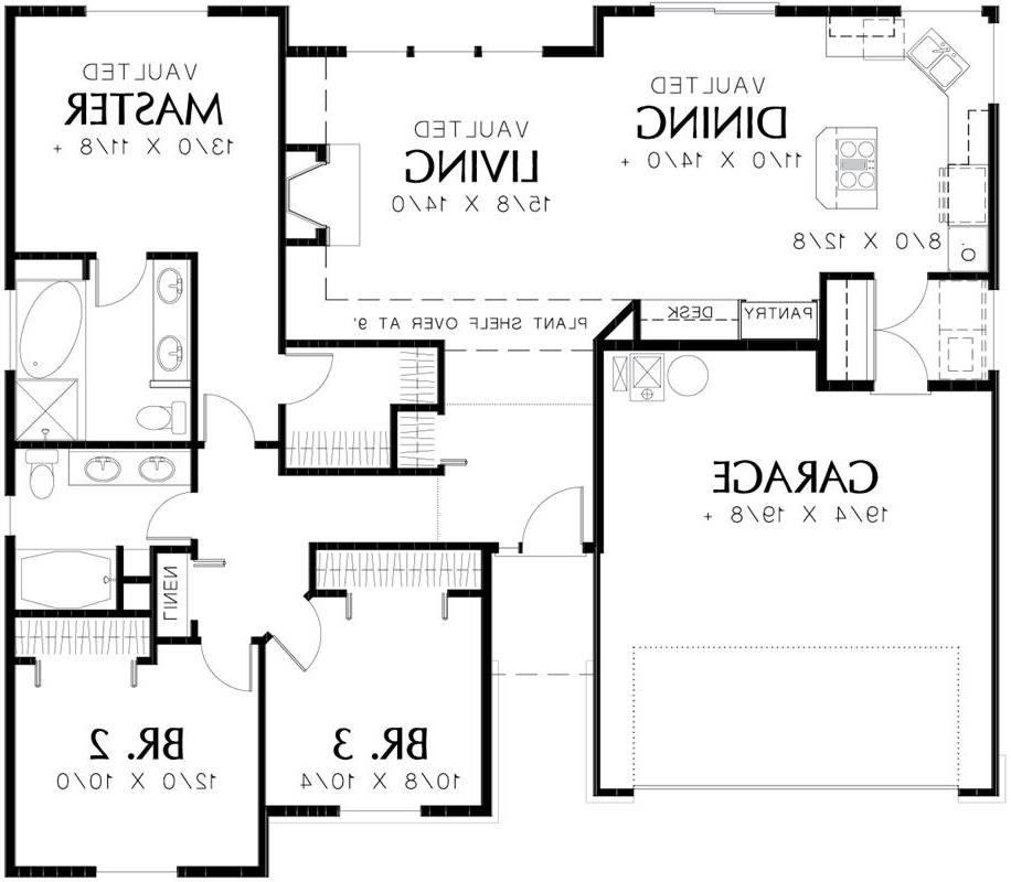 Main Floor Plan image of Rome House Plan