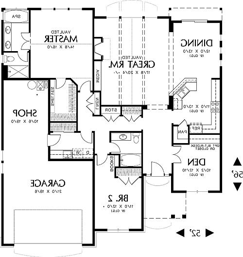 First Floor Plan image of Corinth House Plan
