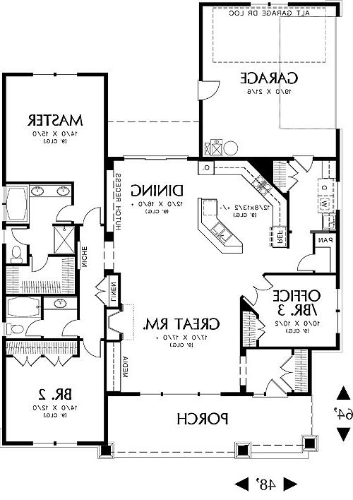 First Floor Plan image of Glastonburg House Plan