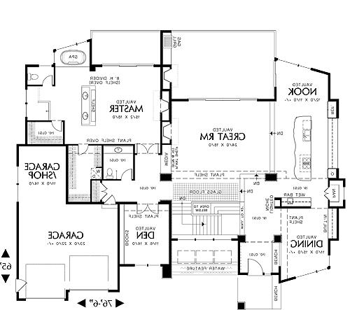 Main Floor Plan image of Pomfret House Plan