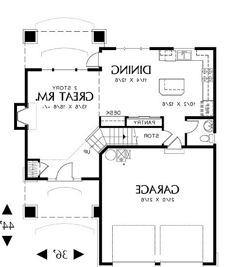 First Floor Plan image of Dundee House Plan