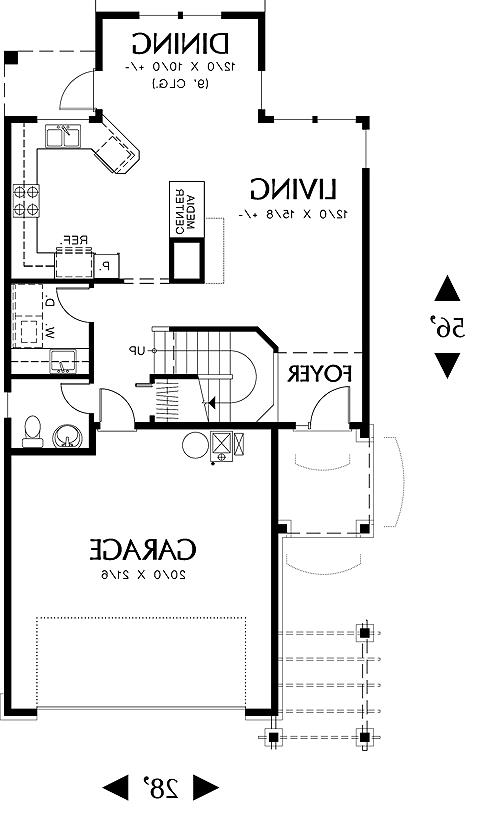 First Floor Plan image of Pembroke House Plan