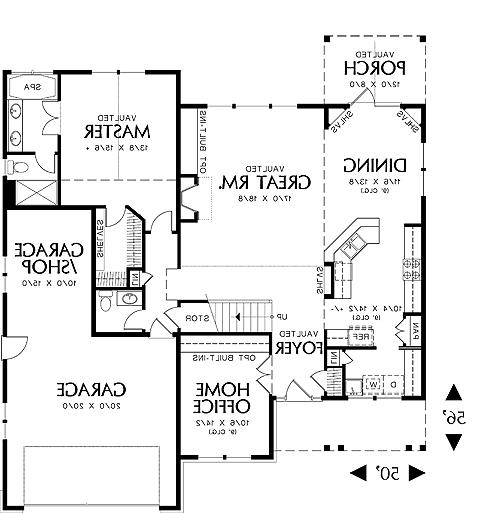 First Floor Plan image of Dalton House Plan