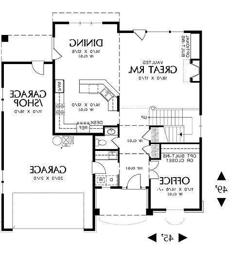 First Floor Plan image of Monmouth House Plan