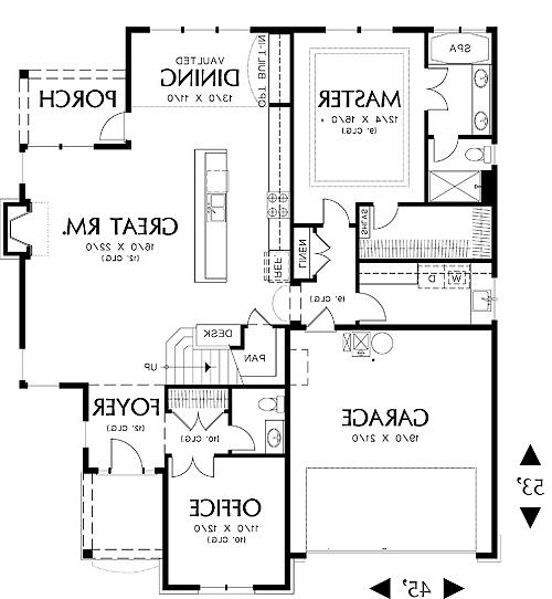 First Floor Plan image of Stratham House Plan