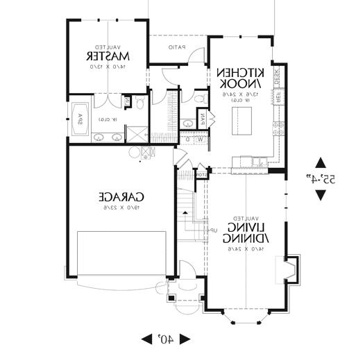 First Floor Plan image of Griswold House Plan