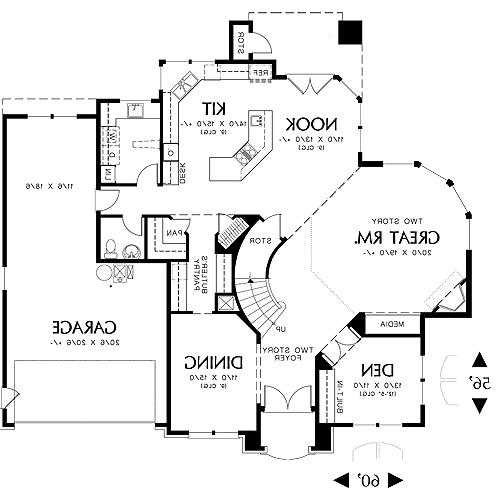 First Floor Plan image of Stetson House Plan