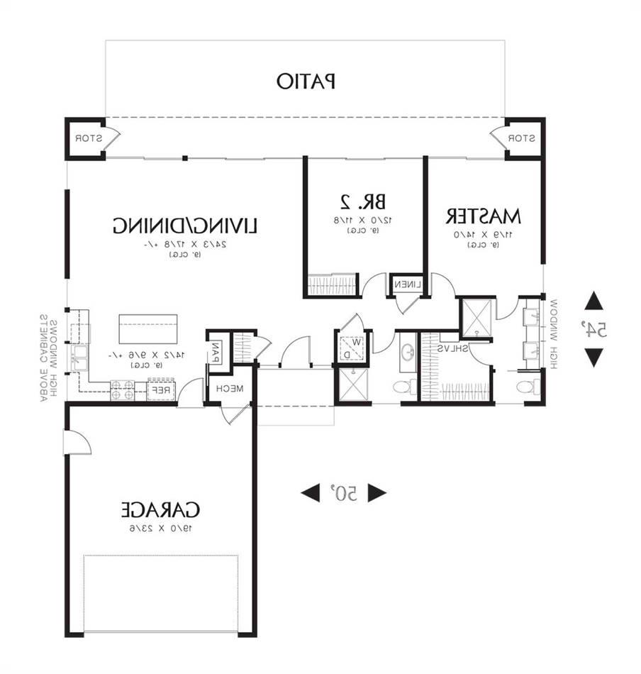 Main Floor Plan image of Youngsville House Plan