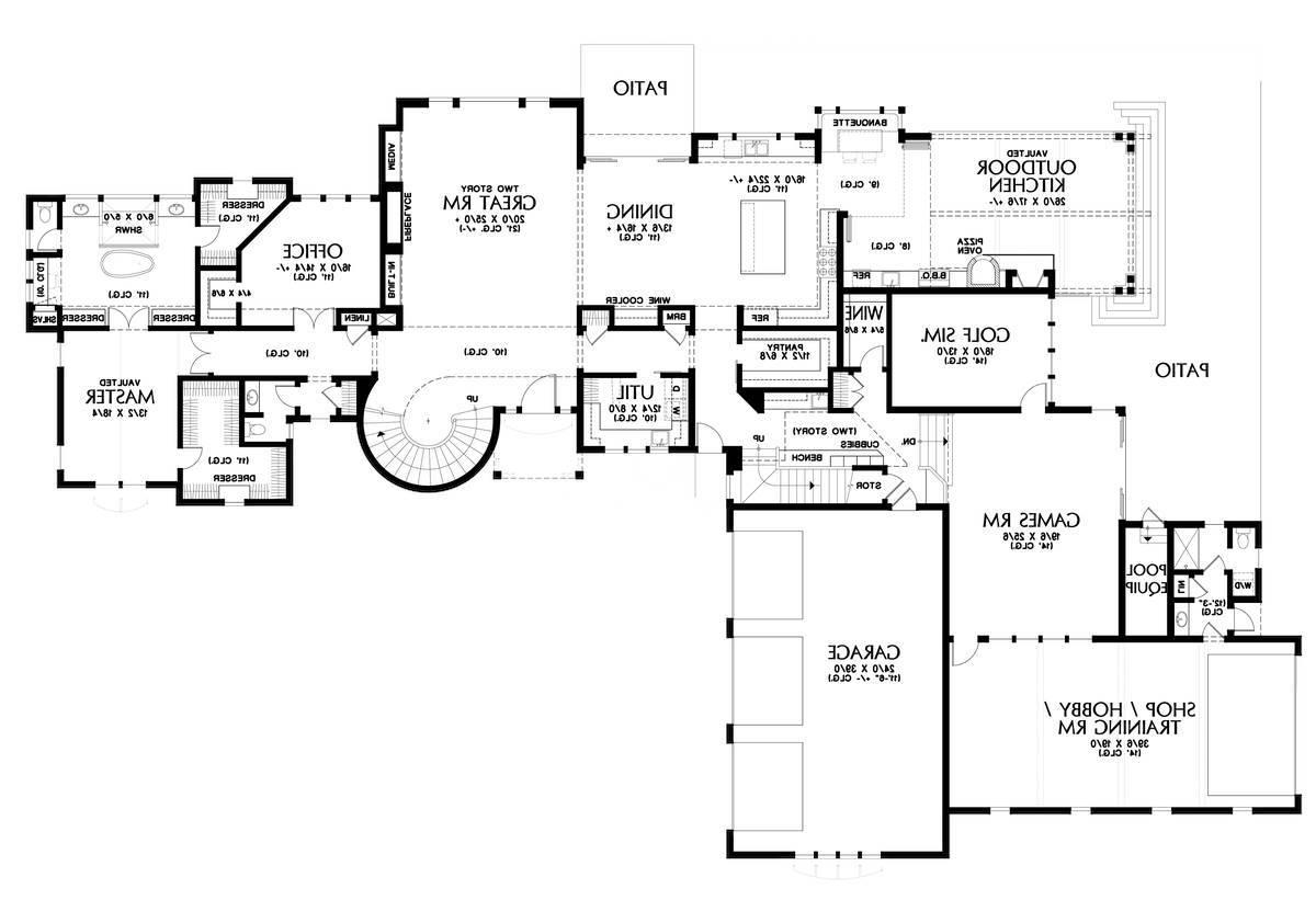 Main Floor Plan image of Sims House Plan