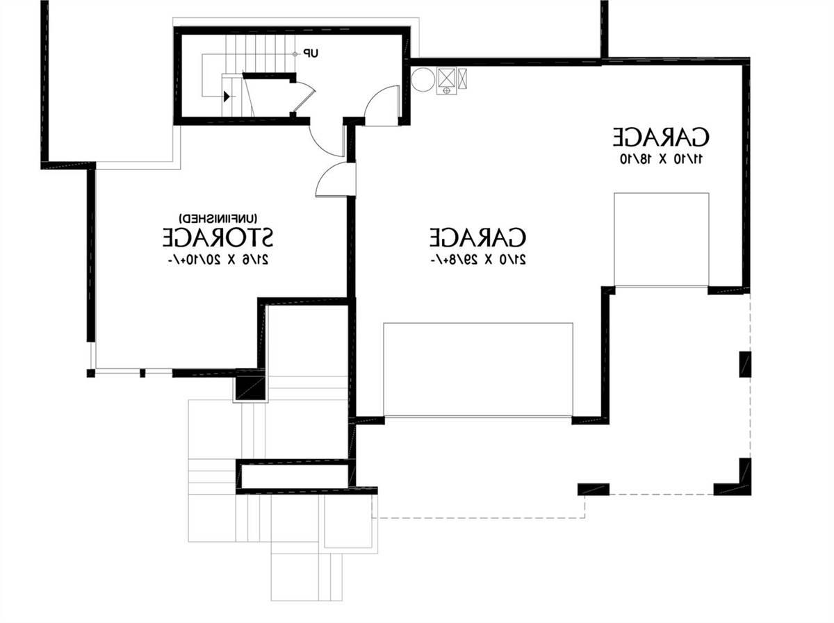 Lower Level image of NW Wonder House Plan