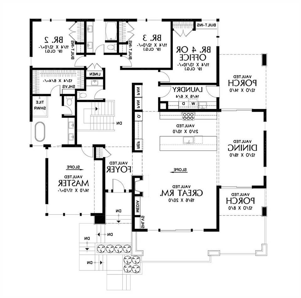 Main Floor image of NW Wonder House Plan