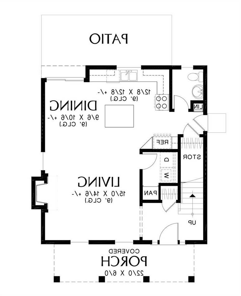 Main Floor Plan image of Williamsburg House Plan