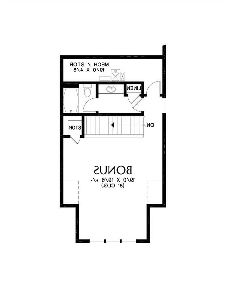 Upper Floor Plan image of Macchiato House Plan