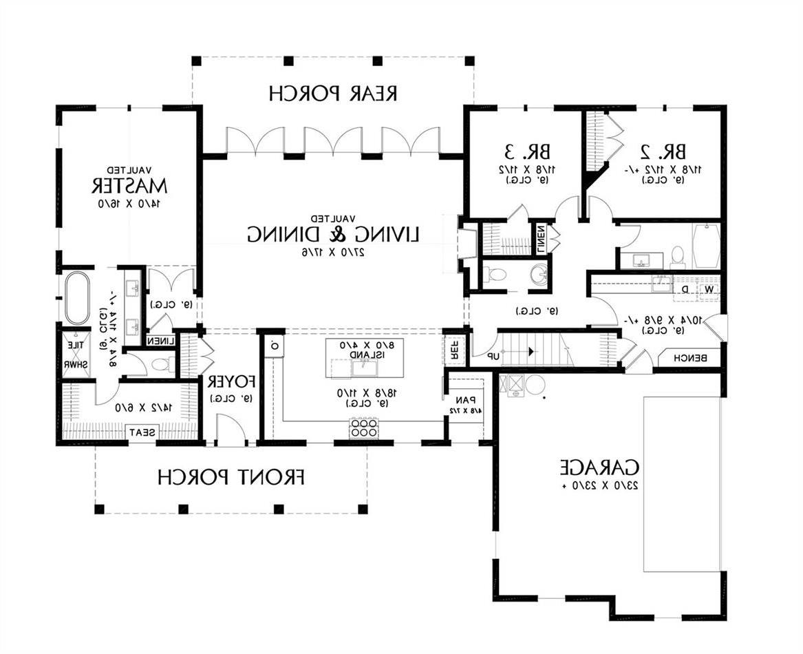 Main Floor Plan image of Lancaster House Plan