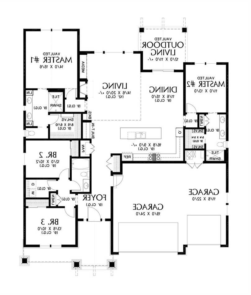 Main Floor Plan image of Forest Nook House Plan
