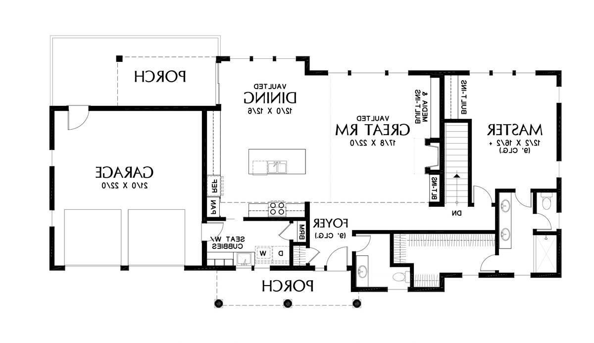 Main Floor Plan image of Raymond House Plan