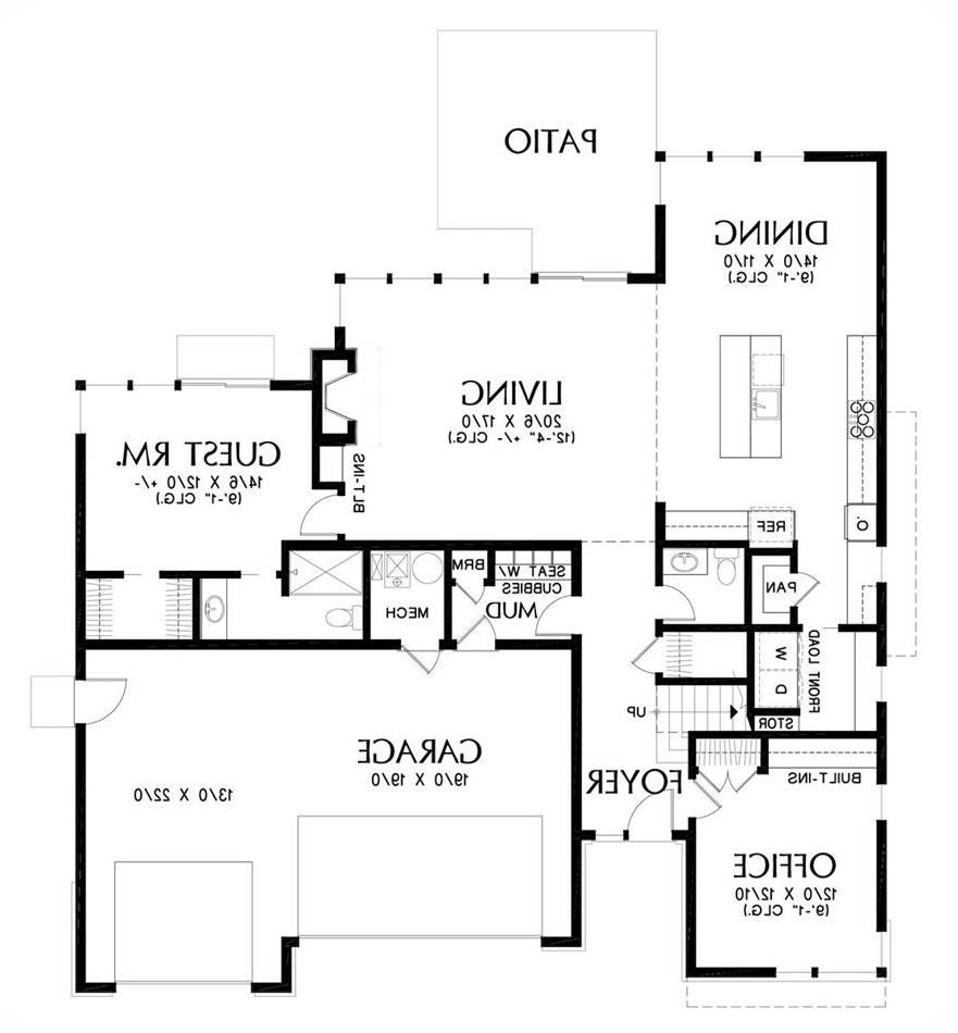 Main Floor Plan image of Stonefield House Plan