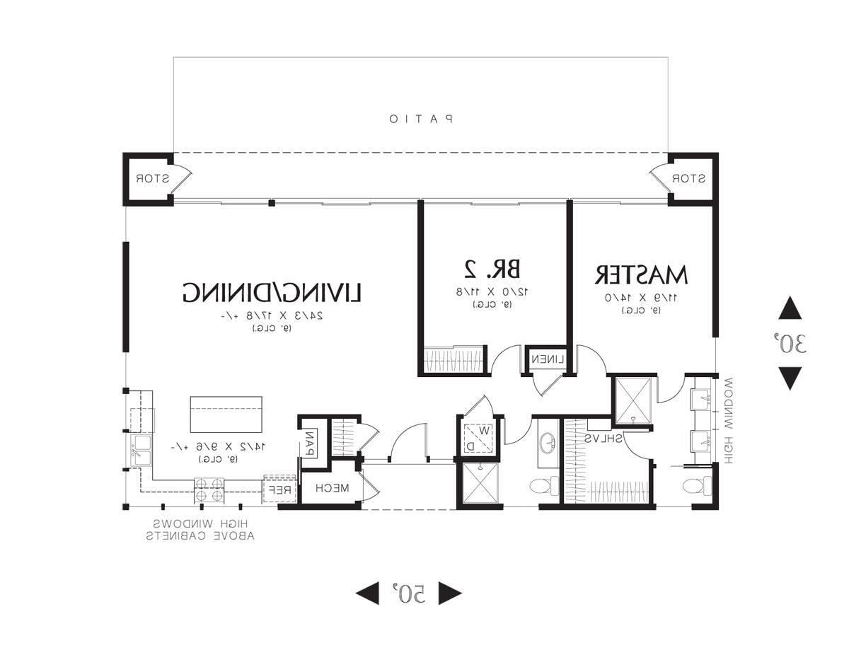 Main Floor Plan image of Fletcher House Plan