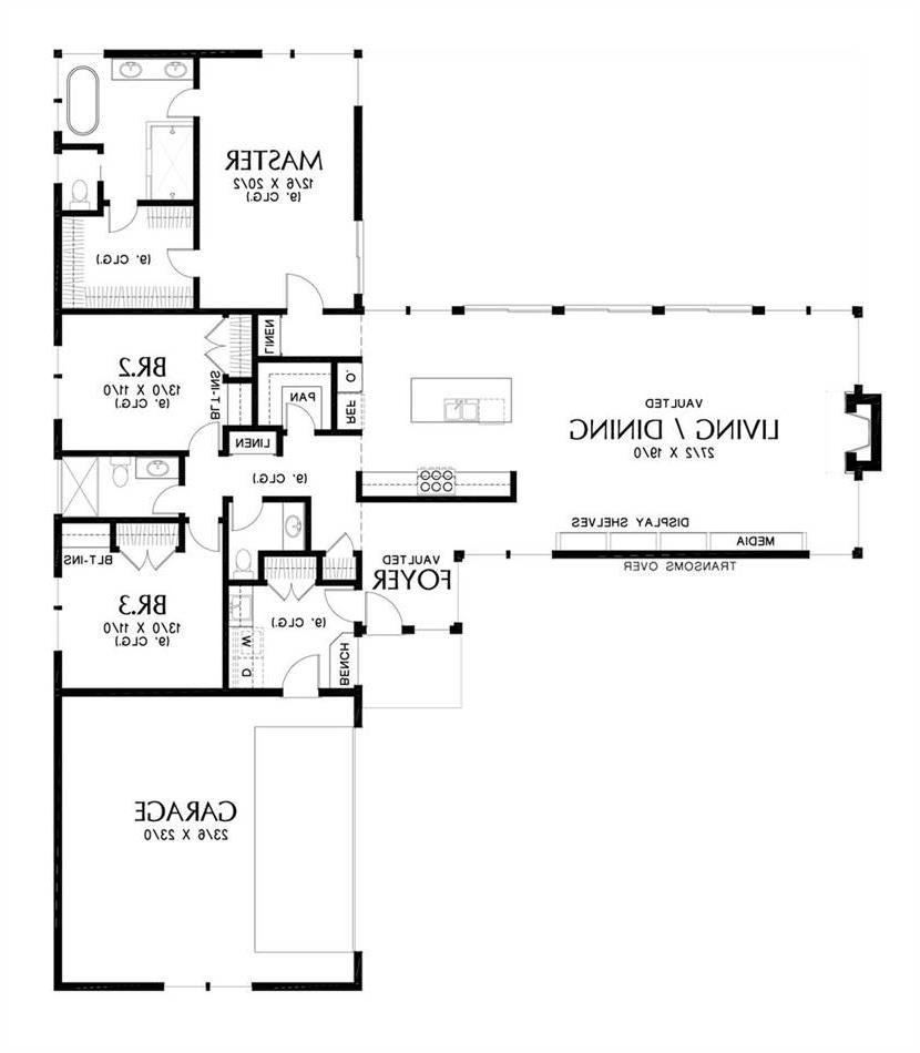 Main Floor Plan image of Brandon House Plan