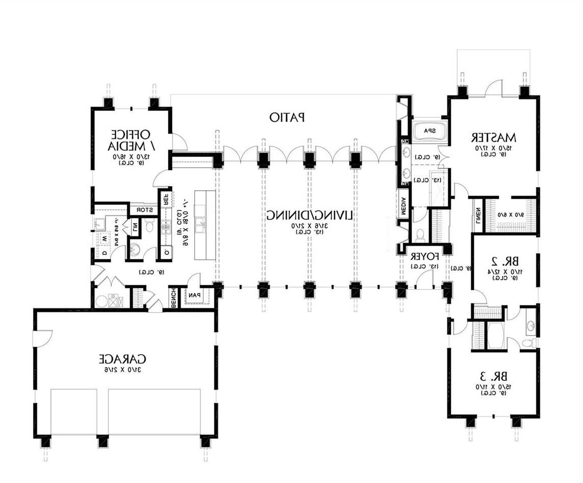 Main Floor Plan image of Marana House Plan