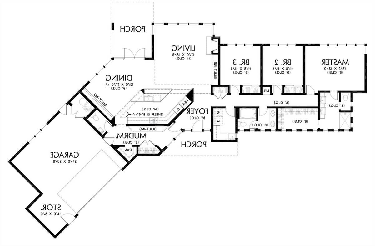 Main Floor Plan image of Chapman House Plan