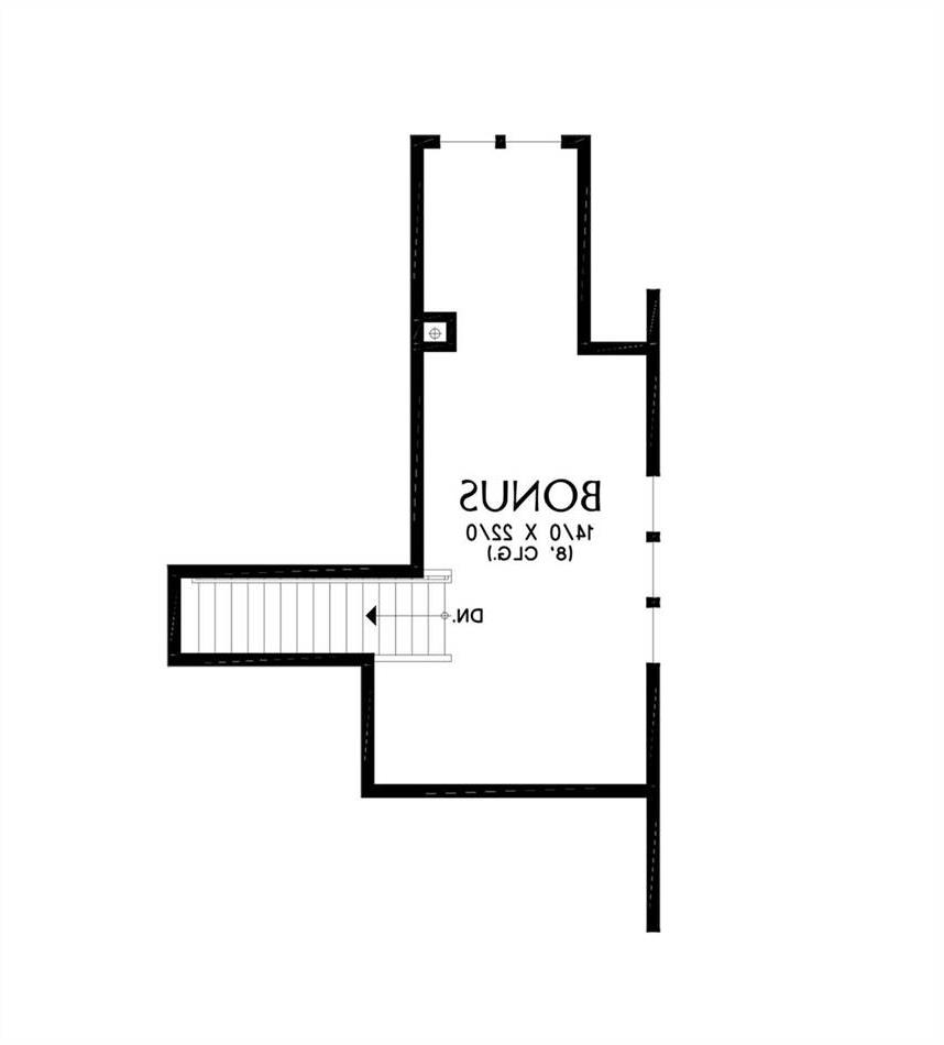 Upper Floor Plan image of Jersey House Plan