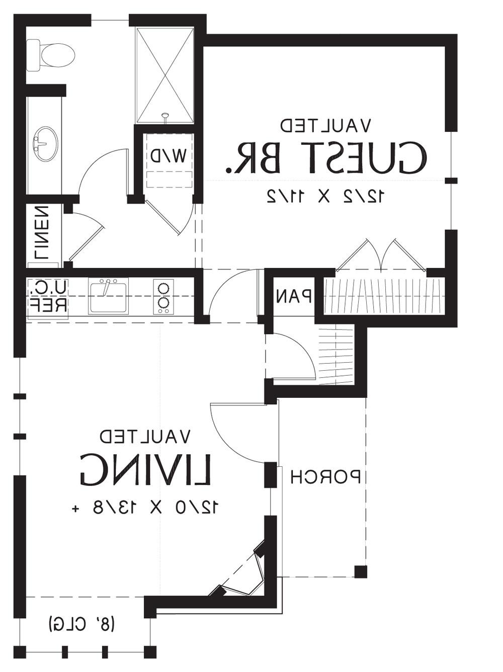 1st Floor Plan image of Padstow House Plan