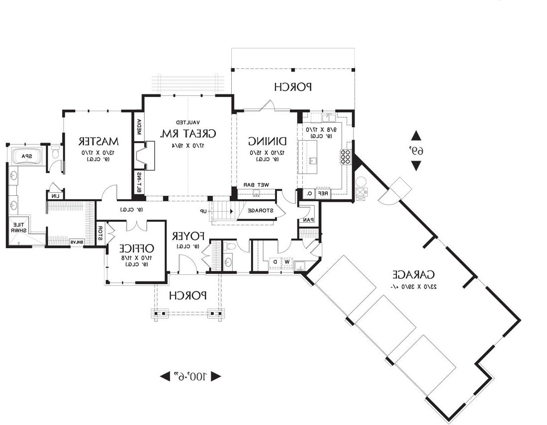 1st Floor Plan image of Abington House Plan