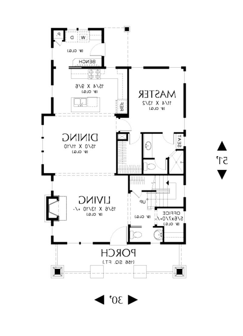 1st Floor Plan image of Petersfield House Plan