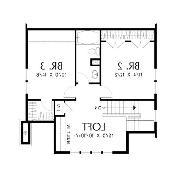 2nd Floor Plan image of Petersfield House Plan