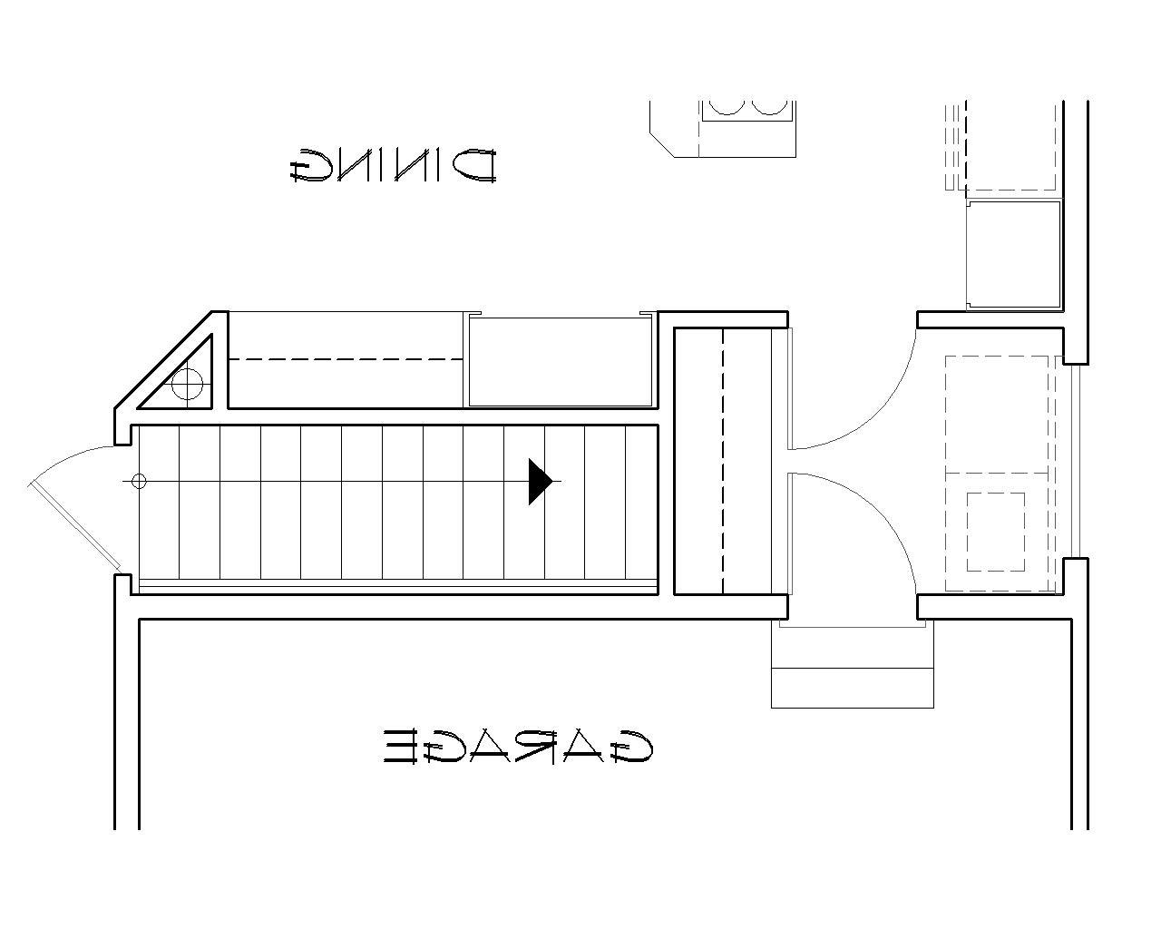 Basement Stair Location image of Rome House Plan