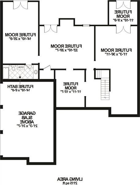 Basement Plan image of The Compass Pointe House Plan