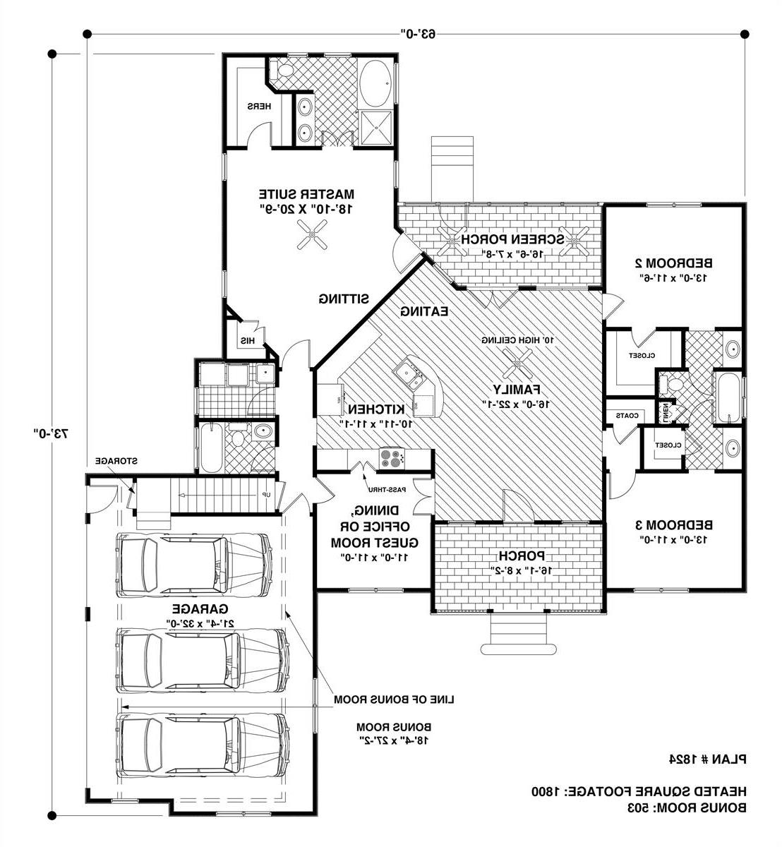 Floor Plan image of The Wellsley Cottage-S House Plan
