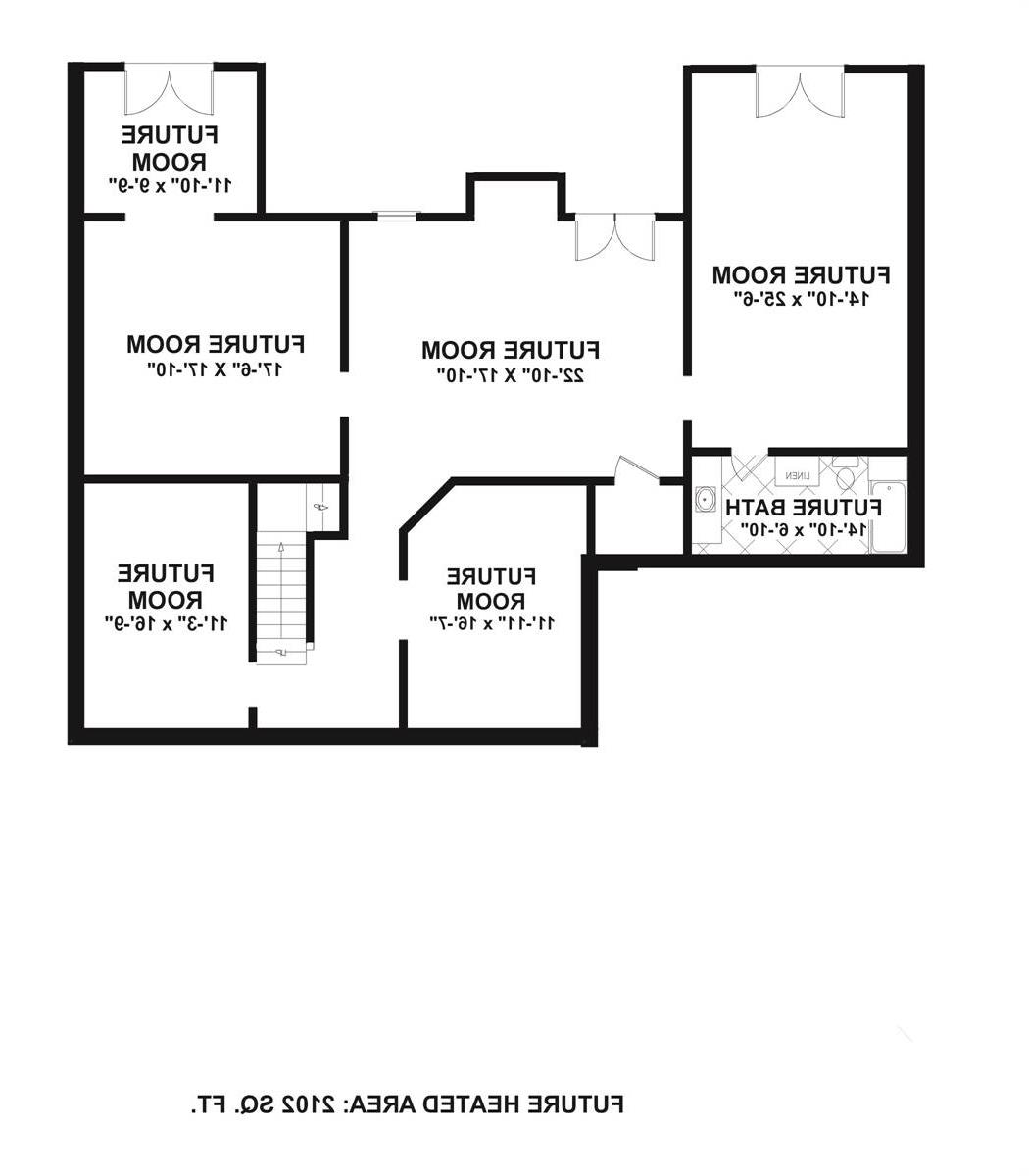 Basement Plan image of Meridian Bay House Plan
