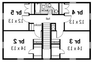 Second Floor Plan image of Walton-2605 House Plan