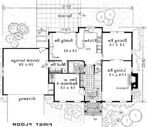 first floor image of Plan 5636