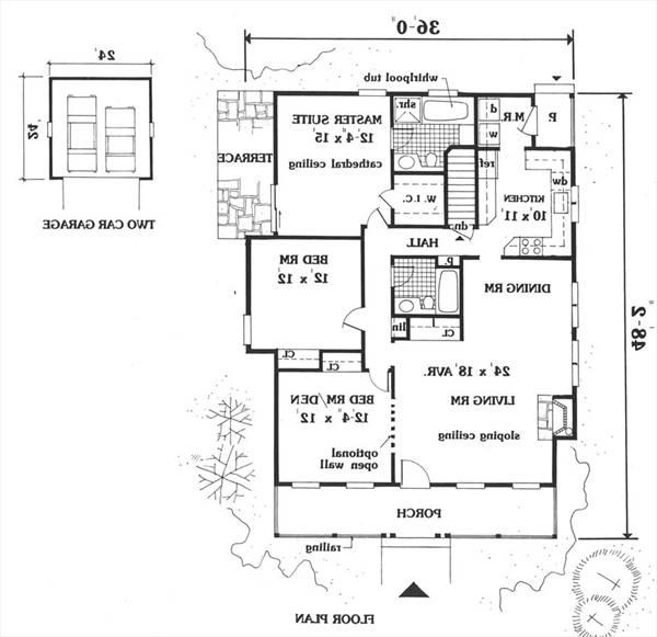 Floor plan image of Country Charm House Plan