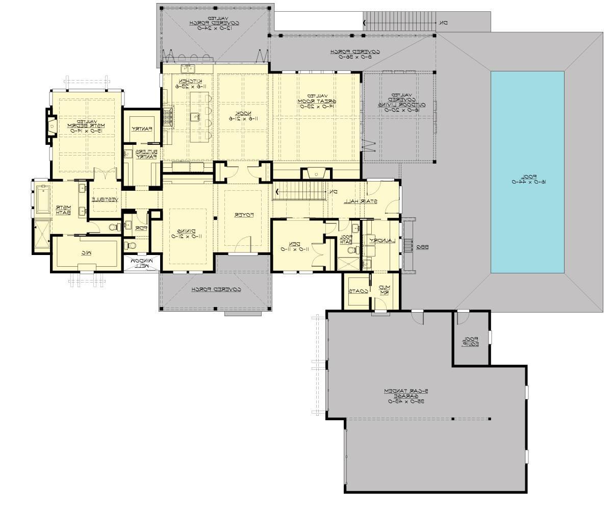 1st Floor Plan image of Liliedale House Plan