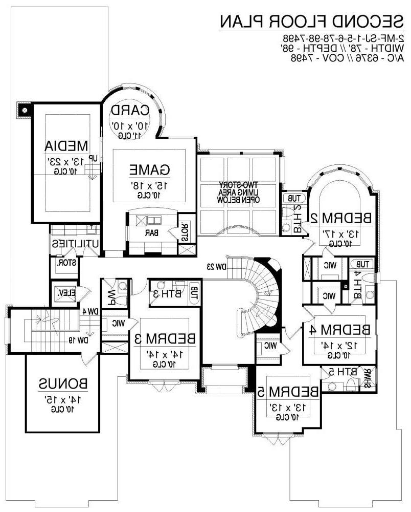 Second Floor image of Tanglewood House Plan