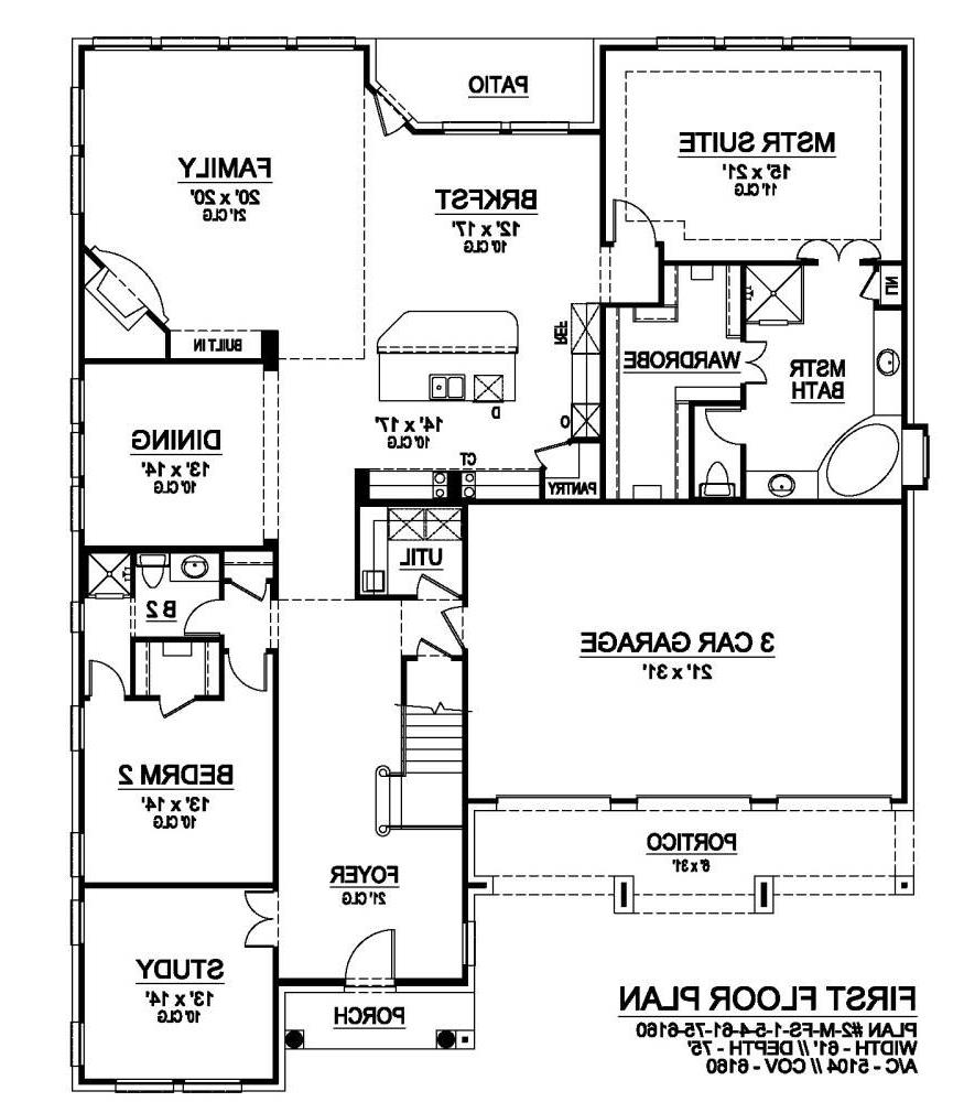 First Floor image of Savannah Valley House Plan