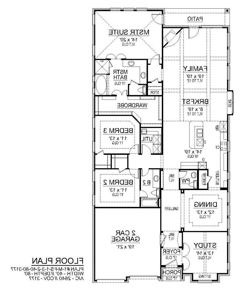 First Floor image of Granite Ridge House Plan