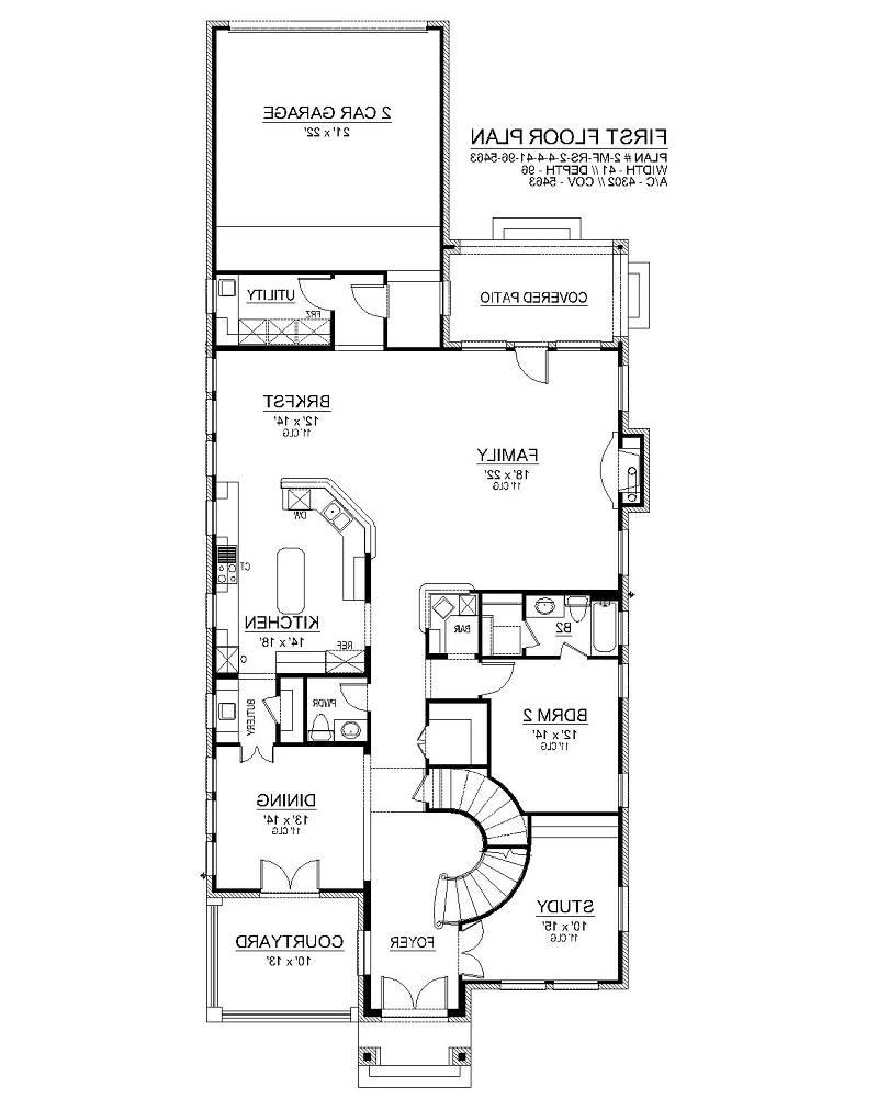 First Floor image of Aberdeen House Plan