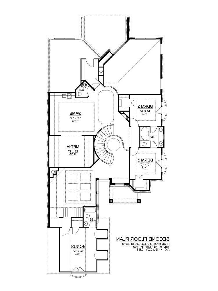 Second Floor image of Sherry Lane House Plan