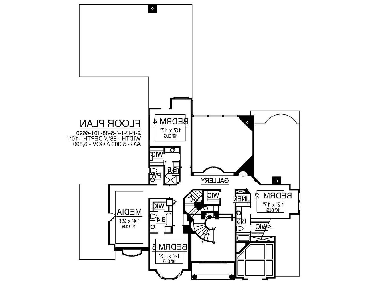 Second Floor image of Montreaux House Plan