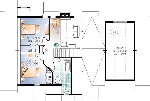 Second level image of The Wynstone 2 House Plan