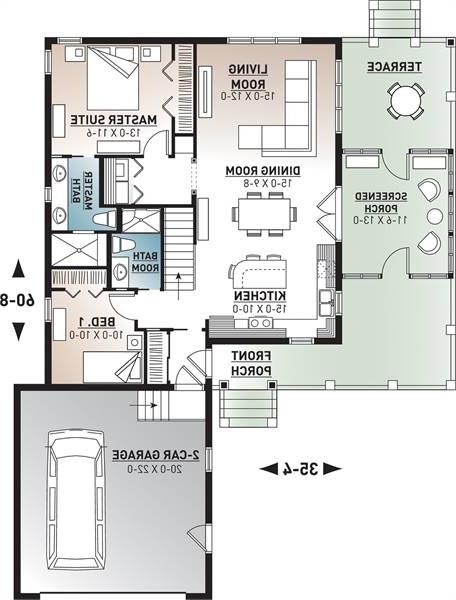 1st Floor Plan image of The Gallagher 2 House Plan